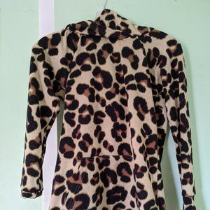 LulaRoe Amber Hoodie - leopard, size XS
